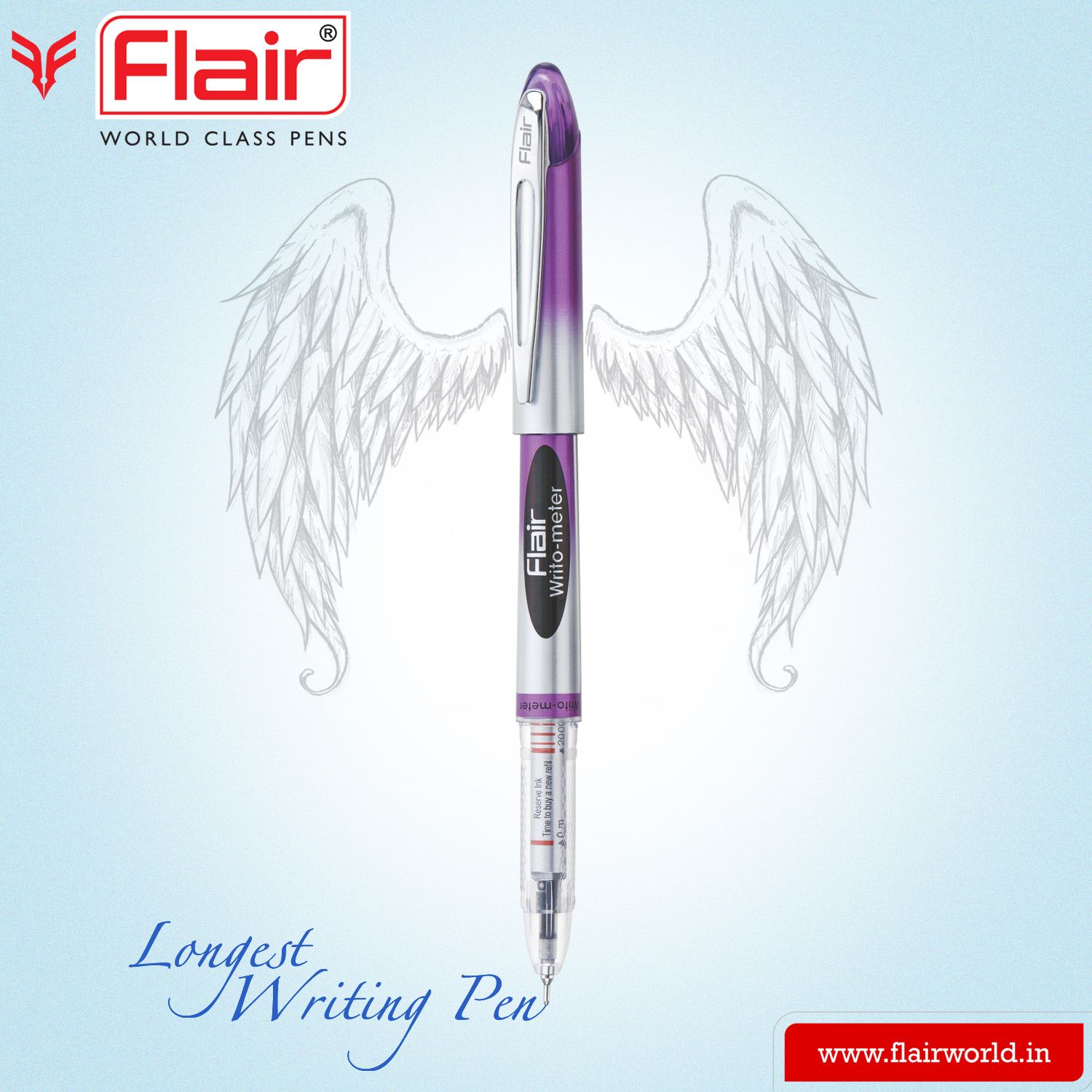 Flair Writometer Ball Pen Black